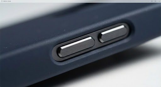 Machined case buttons